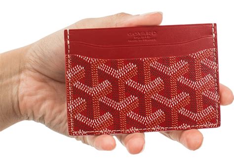 goyard red card holder|goyard card holder price 2024.